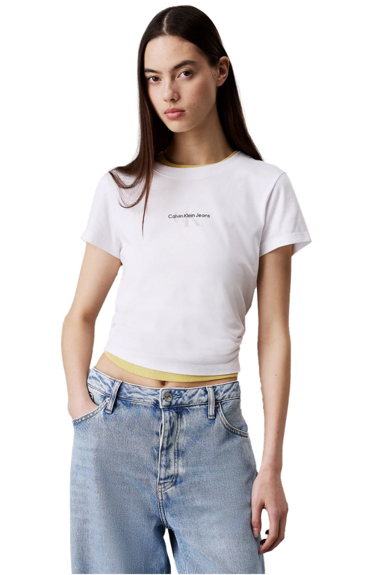 TShirt MC coton logo Calvin klein