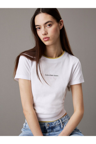 TShirt MC coton logo Calvin klein