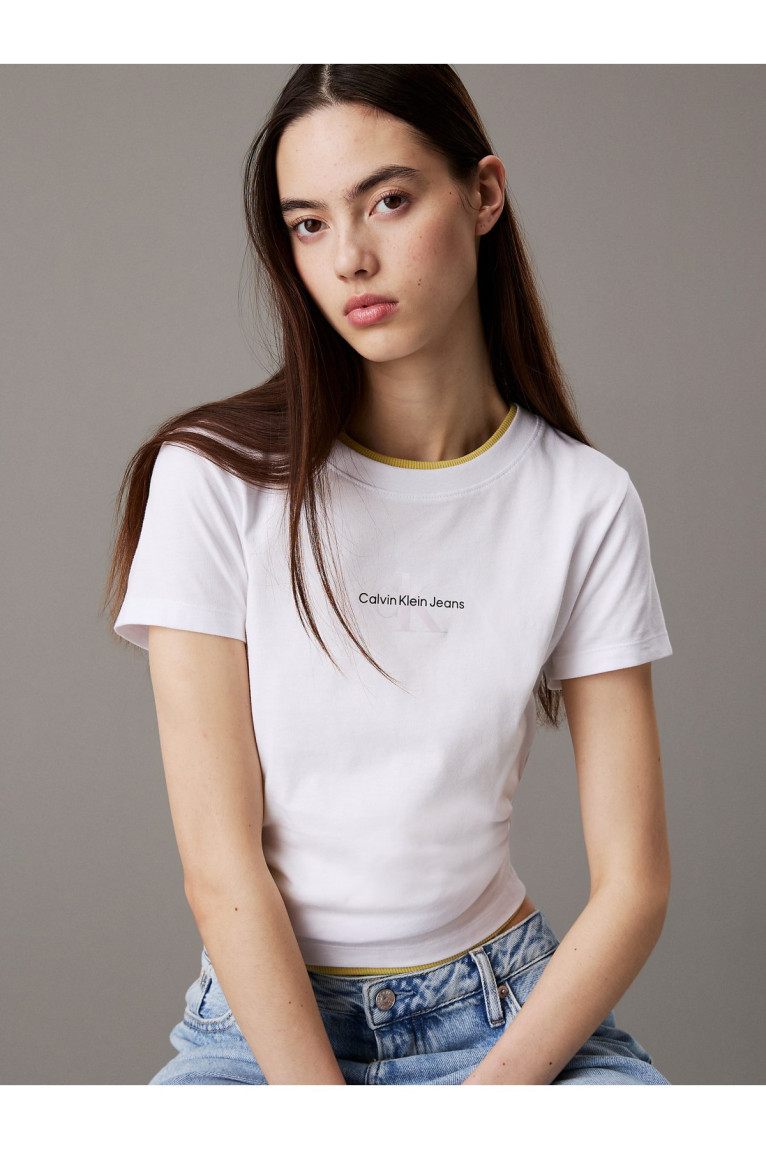TShirt MC coton logo Calvin klein