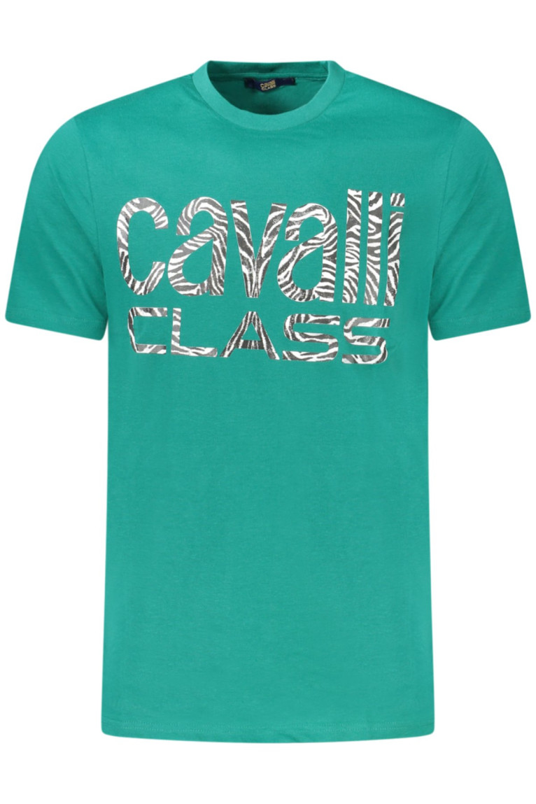 T-shirt manches courtes vert Cavalli Class