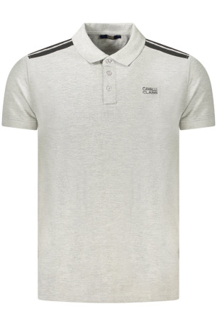 Polo manches courtes gris Cavalli Class
