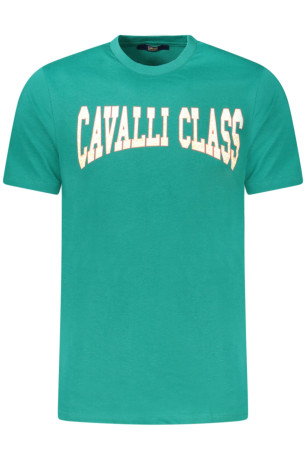 T-shirt manches courtes vert Cavalli Class