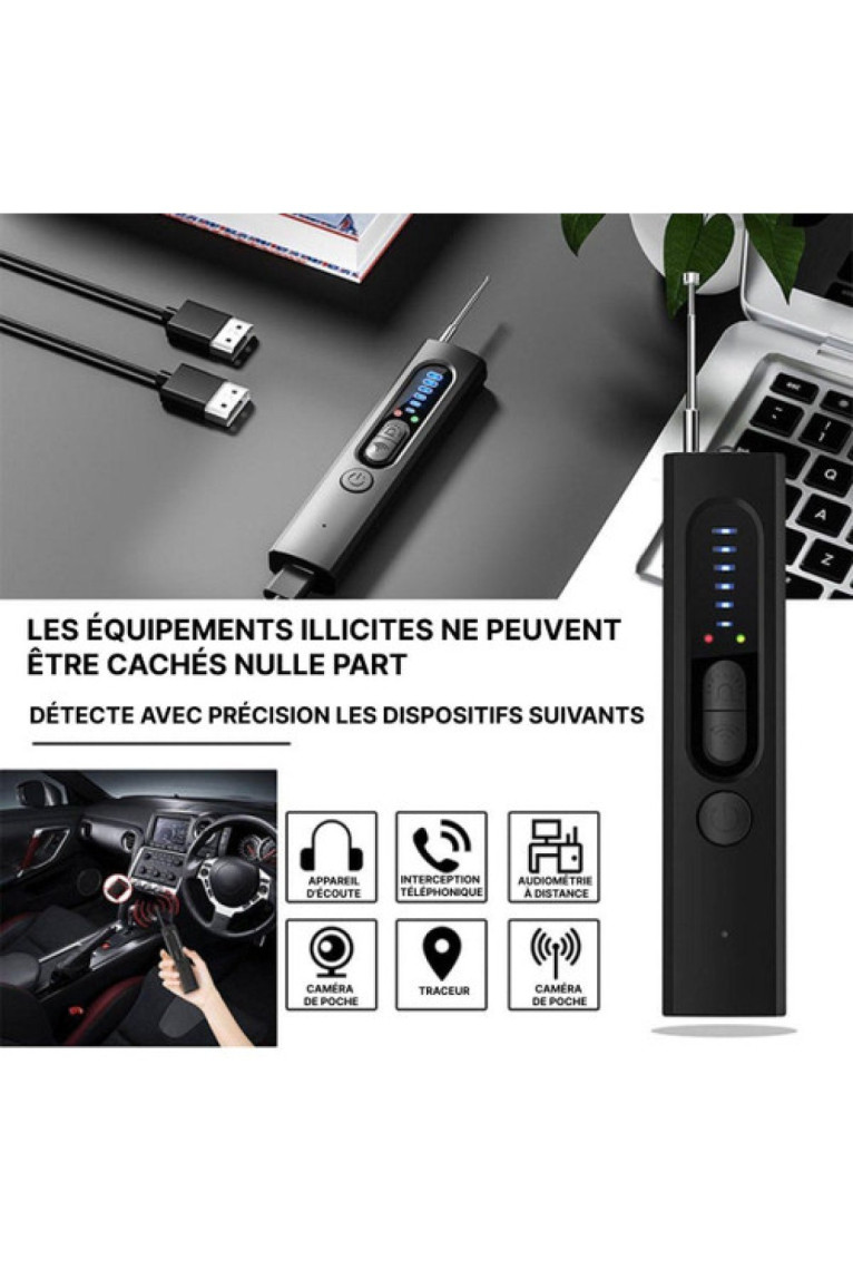 Détecteur de Caméra et de Dispositifs Espions I NEED ME ONE