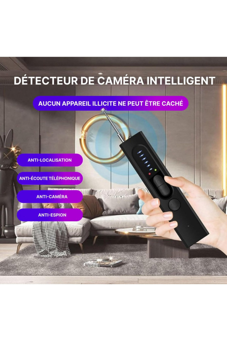 Détecteur de Caméra et de Dispositifs Espions I NEED ME ONE