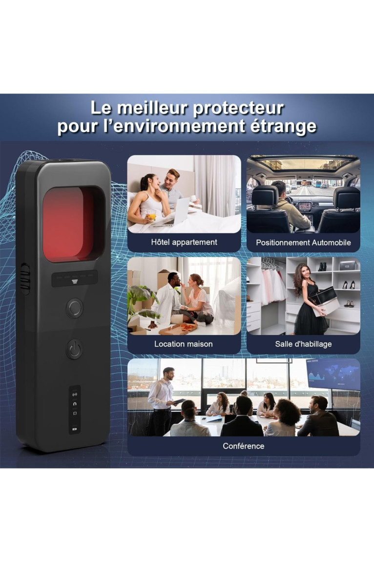 Détecteur de Caméra et de Dispositifs Espions I NEED ME ONE