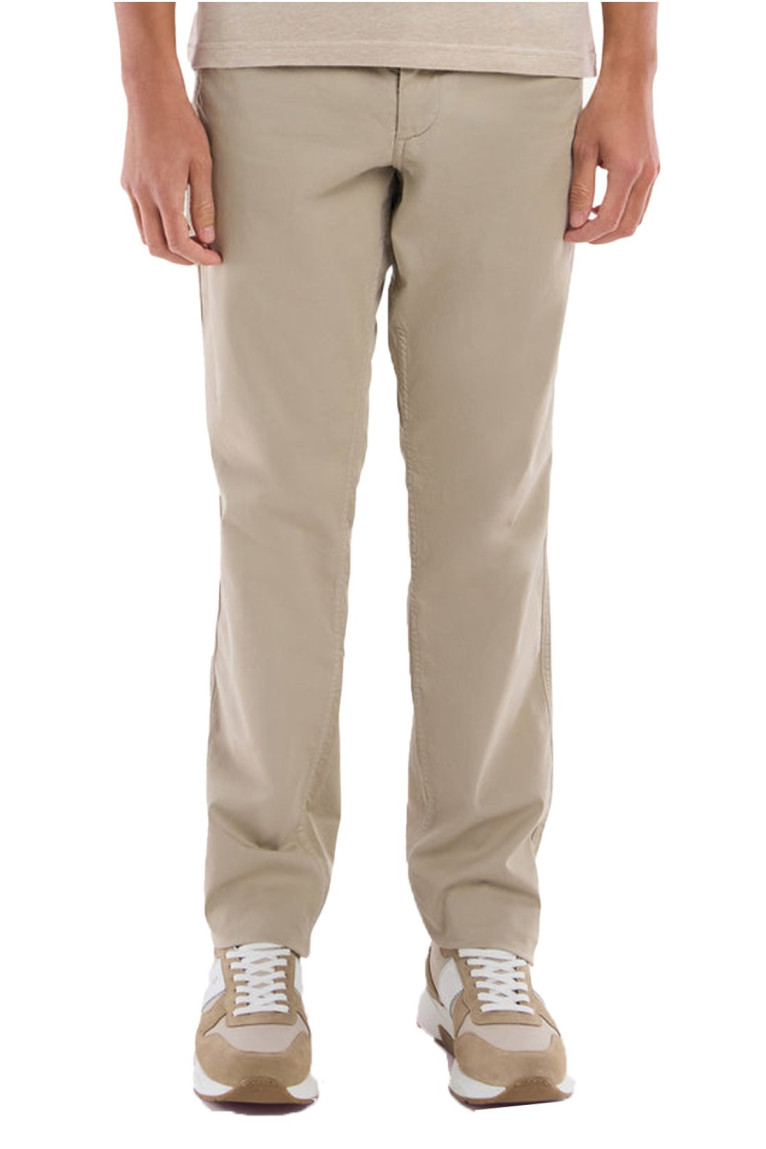 Pantalon chino coton stretch coupe droite Eden park