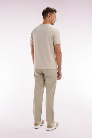 Pantalon chino coton stretch coupe droite Eden park