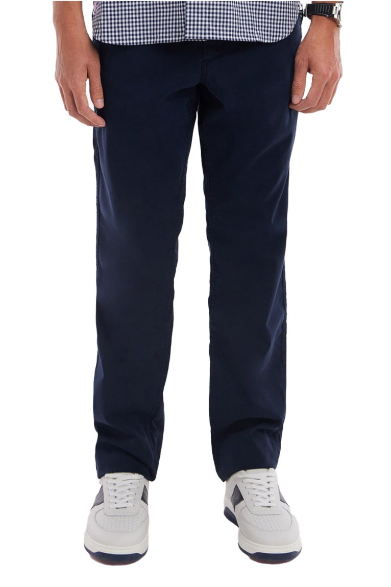 Pantalon chino coton stretch coupe droite Eden park
