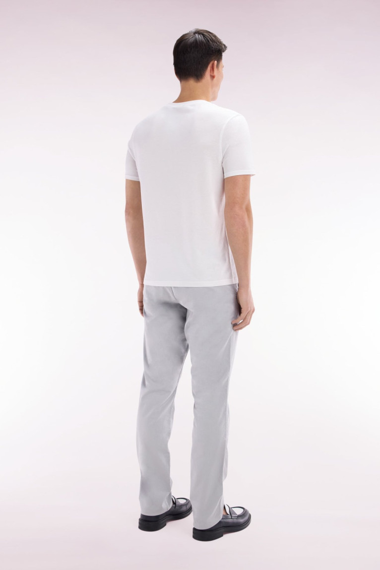 Pantalon chino coton stretch coupe droite Eden park