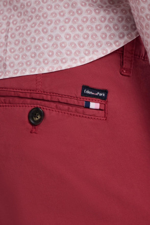 Pantalon chino coton stretch coupe droite Eden park