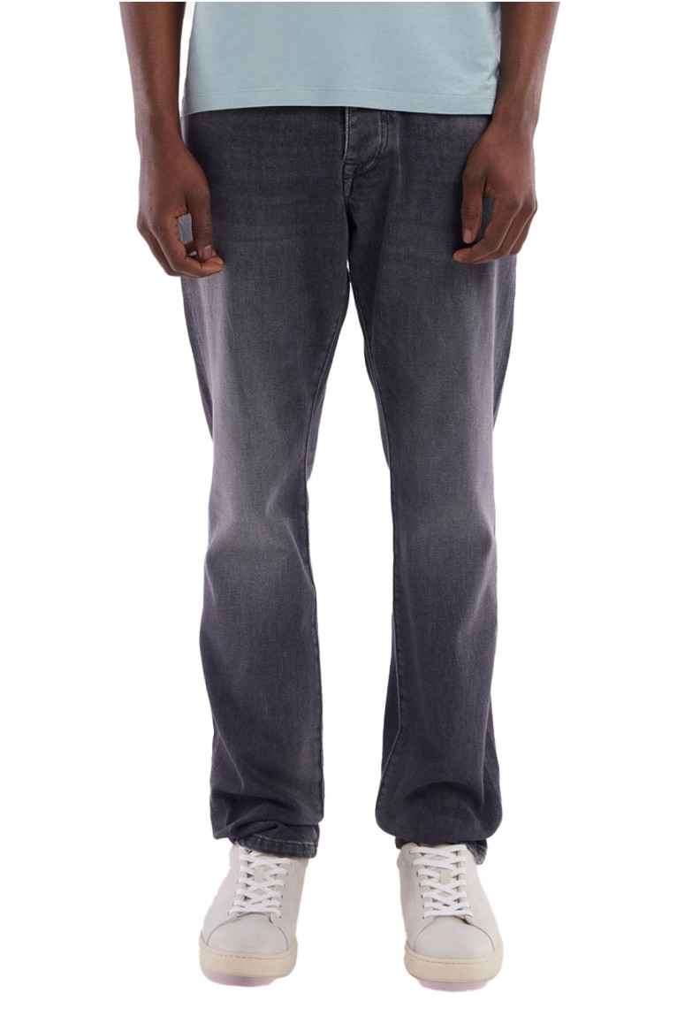 Jean denim stretch coupe droite Eden park