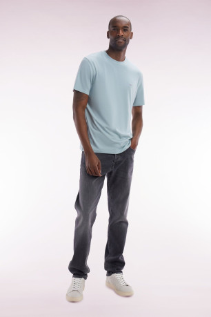 Jean denim stretch coupe droite Eden park