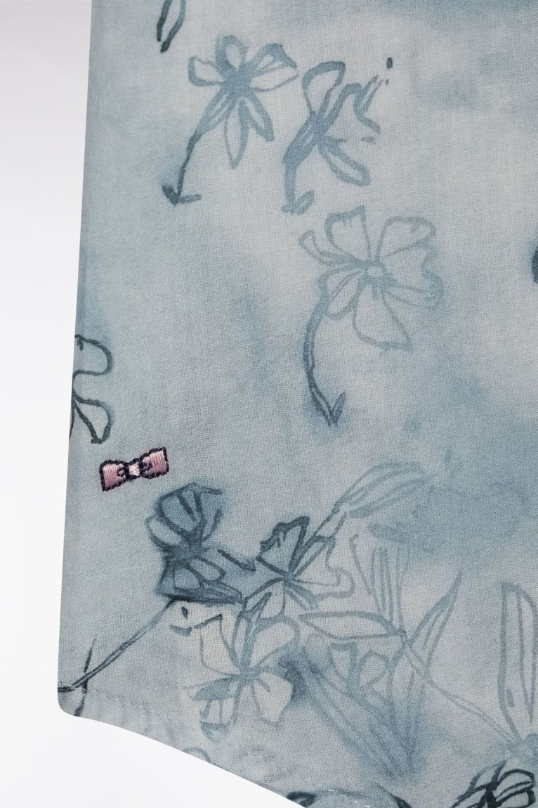 Chemise MC coton floral Eden park