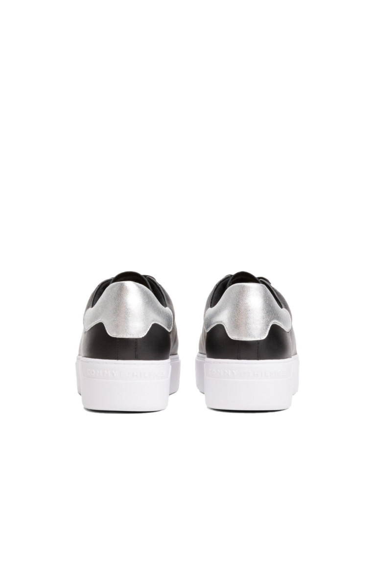 Sneakers cuir metallic Tommy Hilfiger