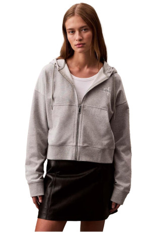 Sweatshirt ML logo coton Calvin klein