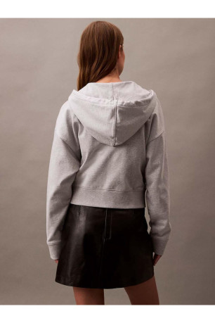 Sweatshirt ML logo coton Calvin klein