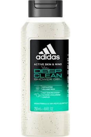 Active Skin & Mind Deep Clean – Gel douche exfoliant, 250 ml Adidas