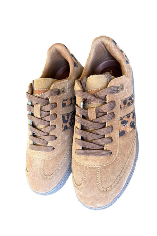 Sneakers imprimé léopard Teddy smith