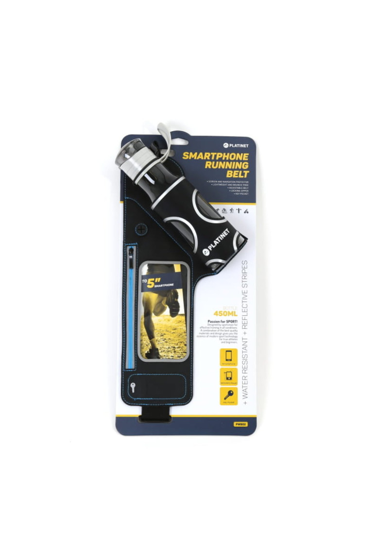 Ceinture de course avec bouteille 450ml PLATINET