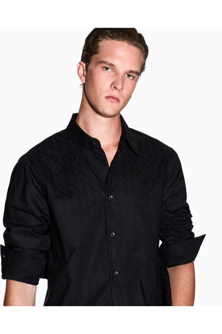 Chemise ML logo Armani exchange