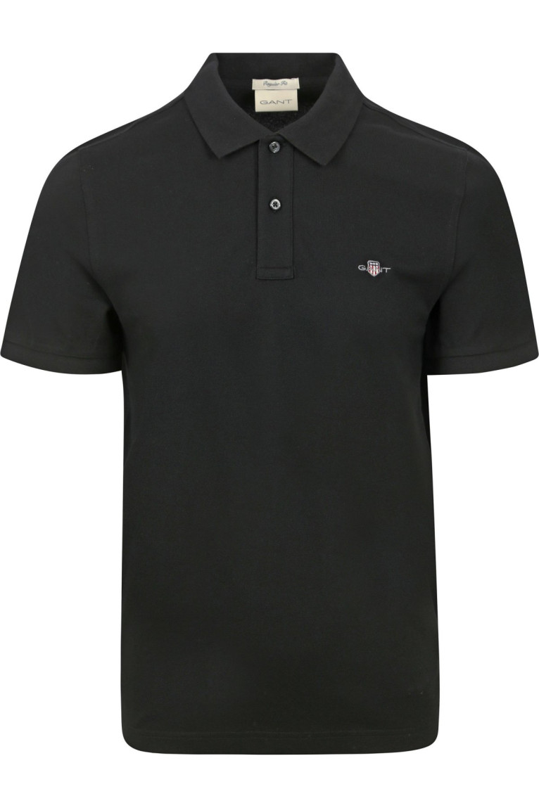 Polo mc logo brodé Gant
