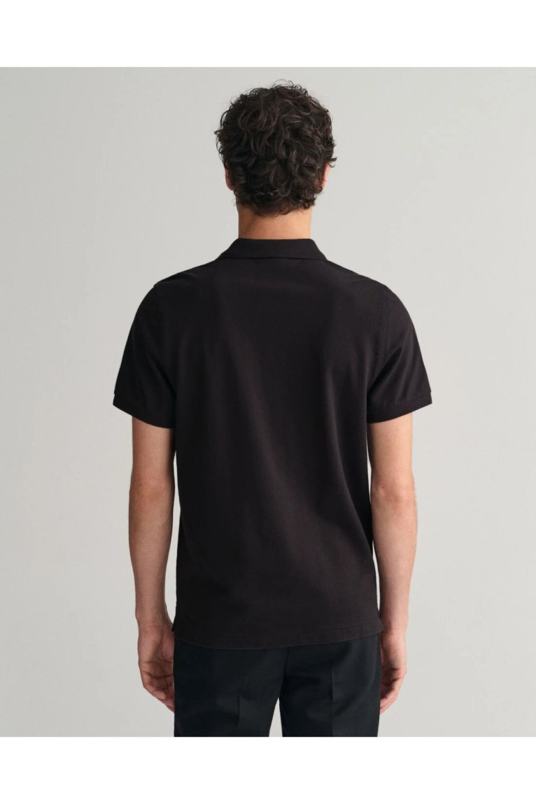 Polo mc logo brodé Gant