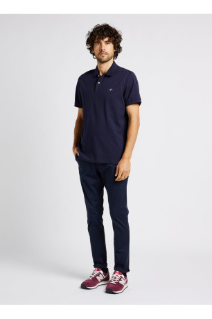 Polo logo brodé MC Gant