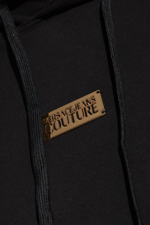 Sweat à capuche logo Versace Jeans