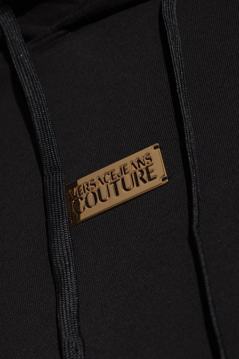 Sweat à capuche logo Versace Jeans