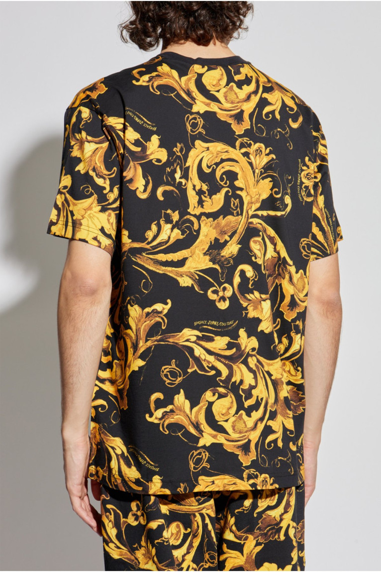 TShirt MC logo coton Versace Jeans
