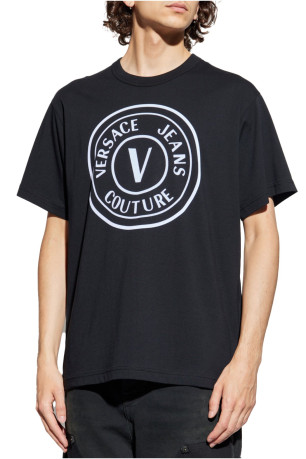 TShirt MC logo coton Versace Jeans