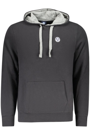 Sweat zippé manches longues noir