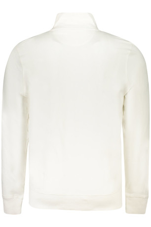 Sweat zippé manches longues blanc