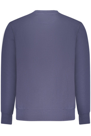 Sweat zippé manches longues bleu