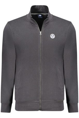Sweat zippé manches longues noir