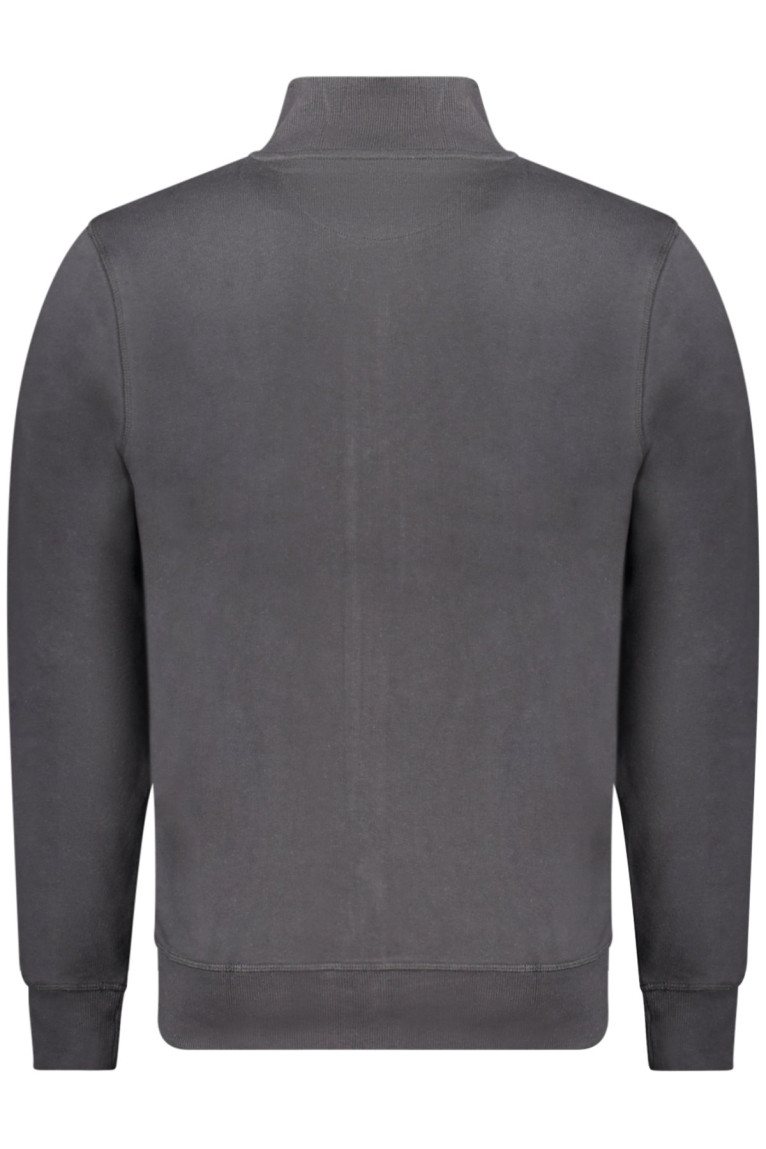 Sweat zippé manches longues noir