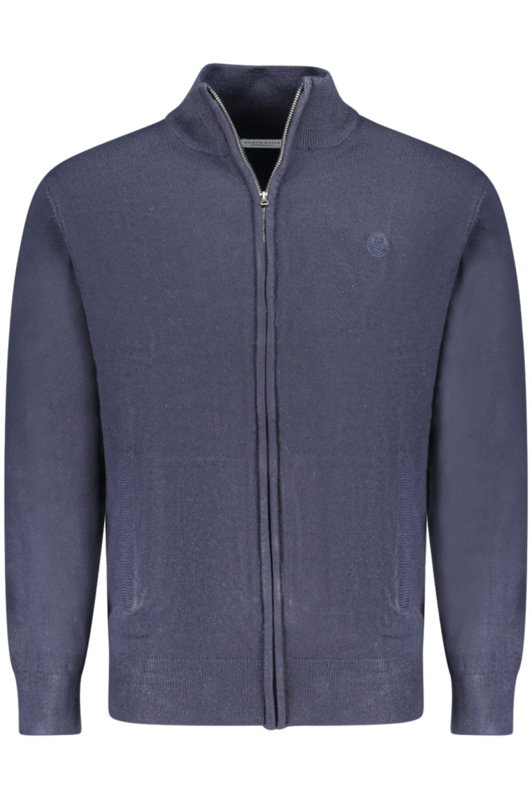 Cardigan manches longues bleu