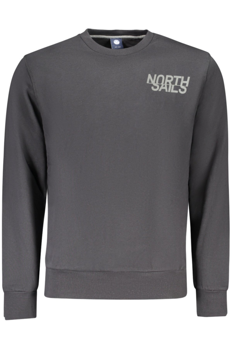 Sweat zippé manches longues noir