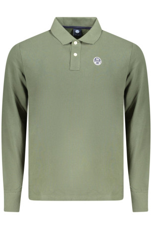 Polo manches longues vert