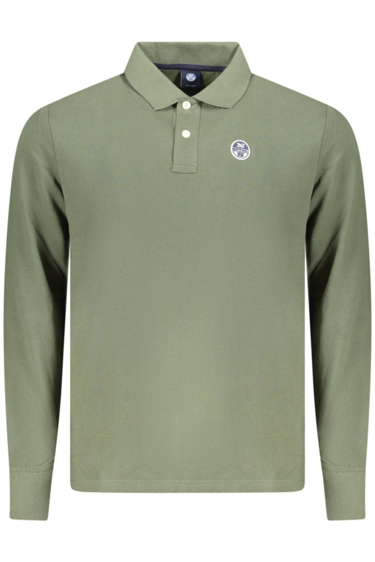 Polo manches longues vert