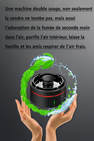 Cendrier intelligent, purificateur d'air USB I NEED ME ONE