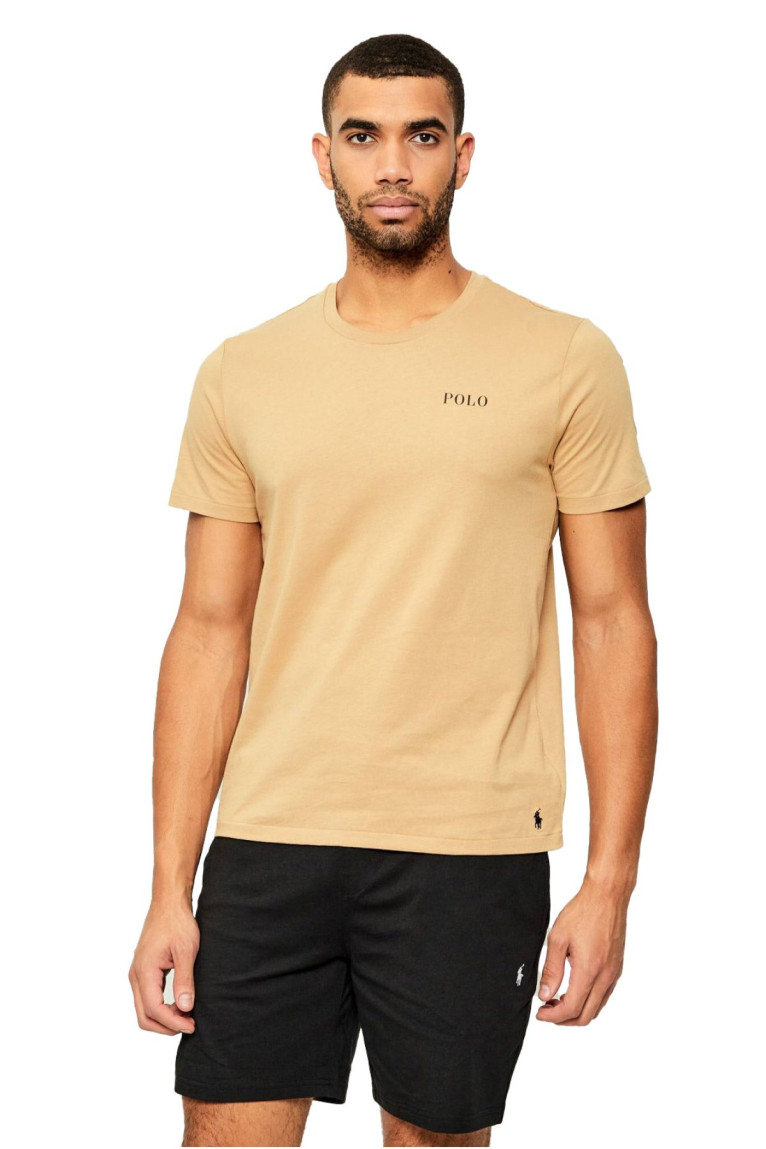TShirt MC logo coton Marron Ralph lauren