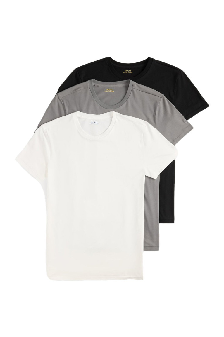 Tripack T-shirts à manches courtes Multicolore Ralph lauren