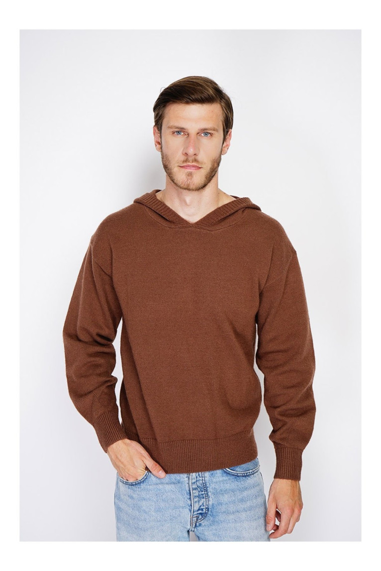 Pull large à capuches à côtes ML C&JO ROYAL CASHMERE
