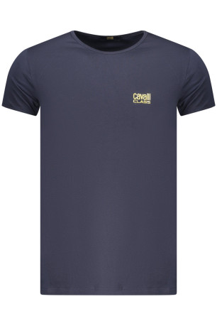 T-shirt manches courtes bleu Cavalli Class