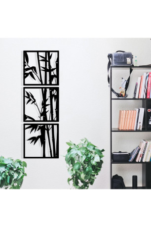 Accessoire mural décoratif en métal - Noir Wall addiction
