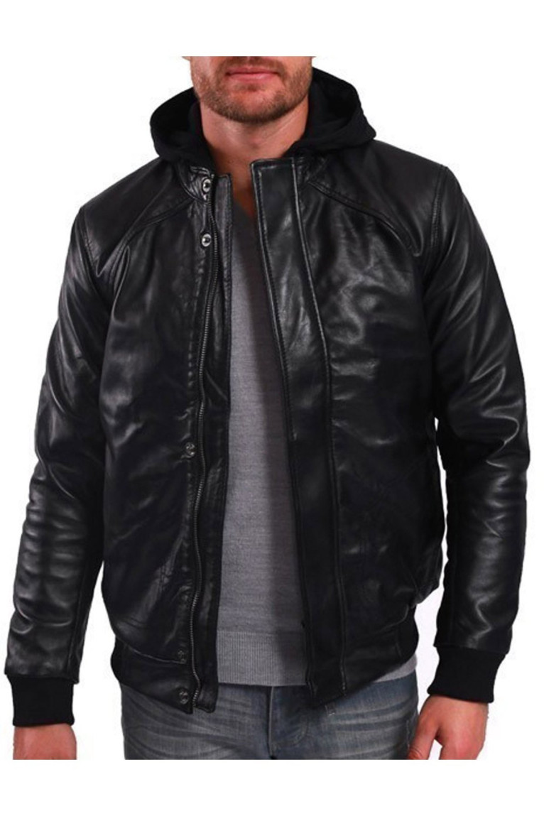 Veste en cuir - LEE COOPER - Benedeton - Black Lee cooper