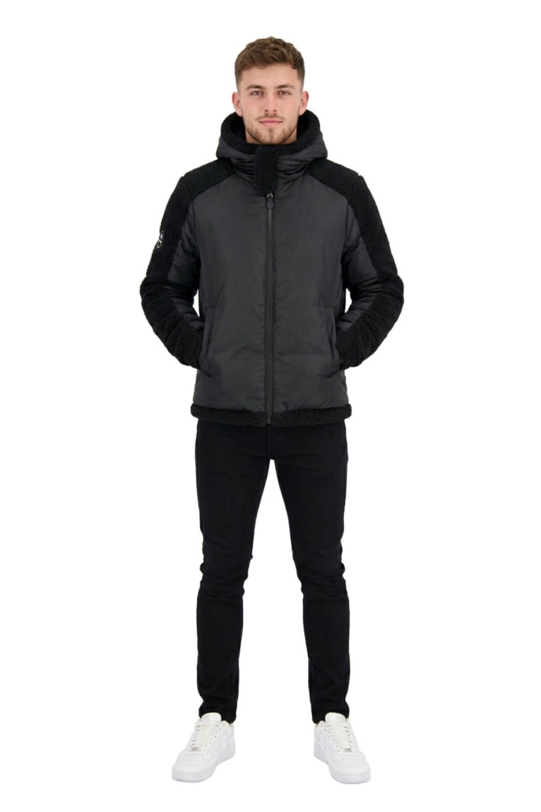 Doudoune bi-matière sherpa Paragoose