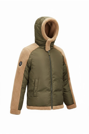 Doudoune bi-matière sherpa Paragoose