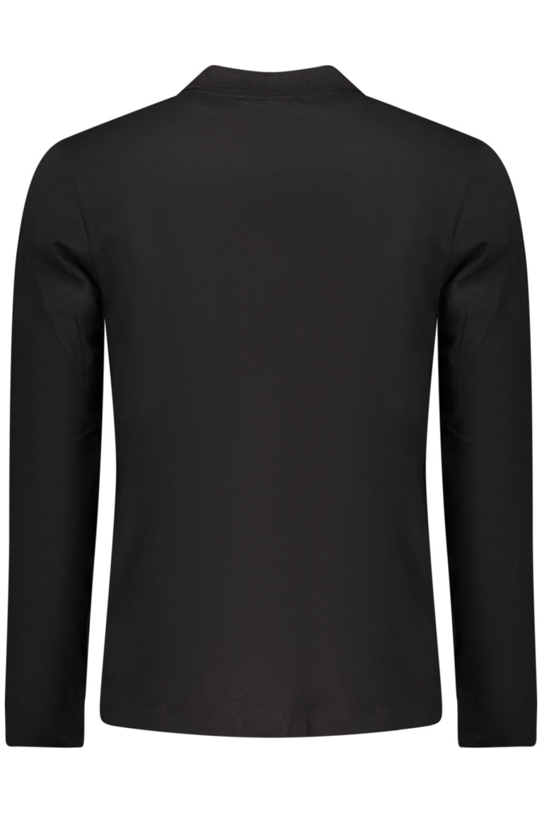 Chemise à manches longues US Grand Polo pour homme, noire U.S. GRAND